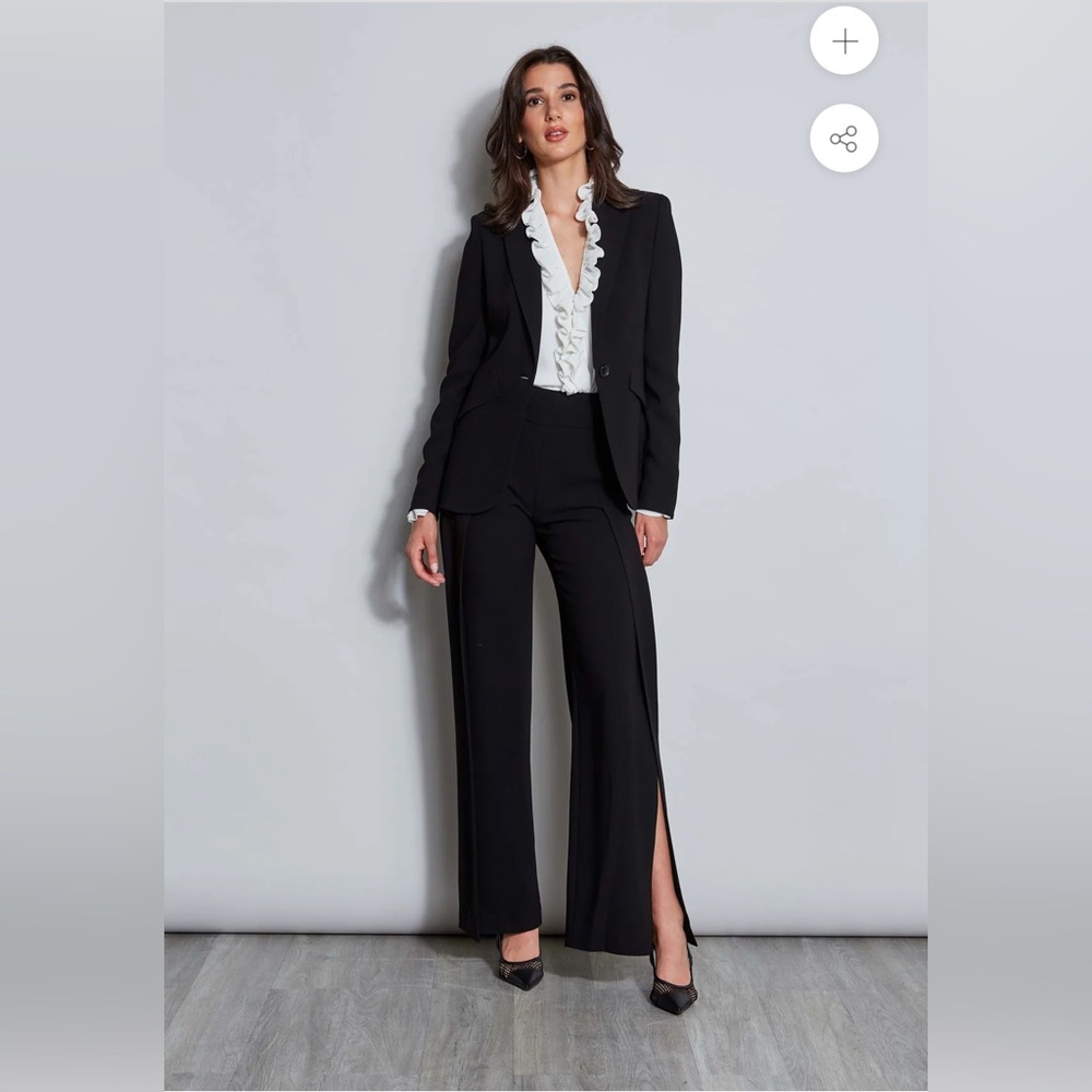 NWT Elie Tahari The Lexy black Pants sz 4, 6